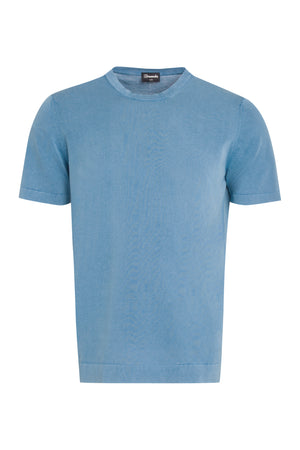 Cotton crew-neck T-shirt-0